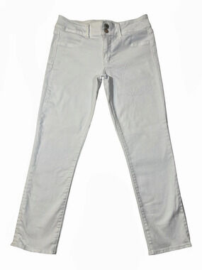 American Eagle Jeans, Artist Crop, Long, White, Size 8, 30x26, 30W, 26L